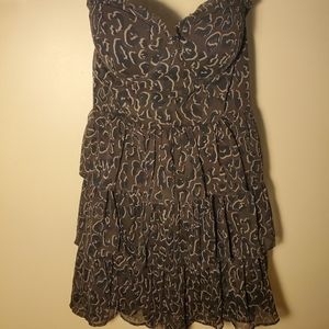 Guess strapless dress size M